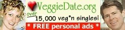 Free vegetarian personal ad